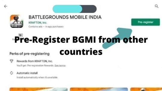 Read more about the article Pre-register battlegrounds mobile India from other countries