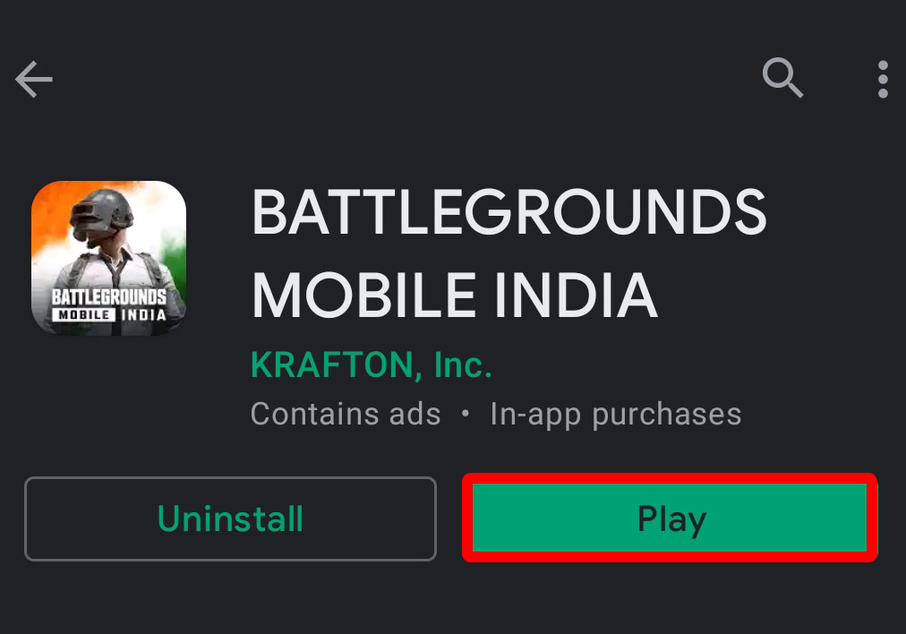Download Battle Grounds Mobile India from other countries